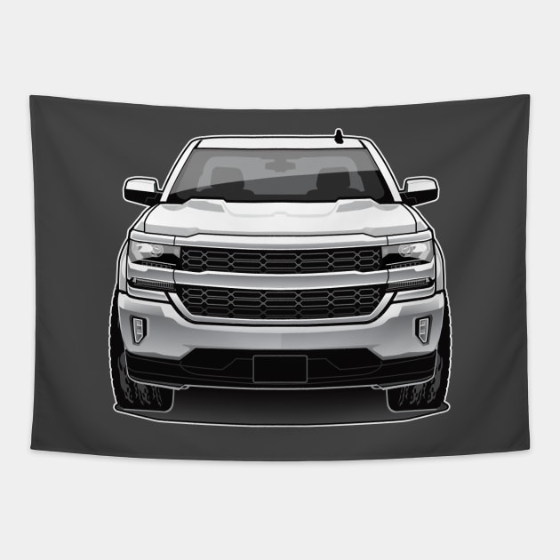 2018 Chevy 1500 Pick up BW Tapestry by RBDesigns