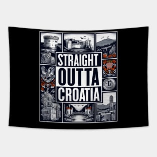 Straight Outta Croatia Tapestry