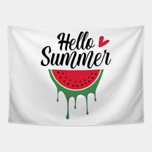 Hello summer Watermelon Tapestry