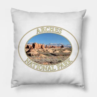 The Windows at Arches National Park in Moab, Utah Pillow