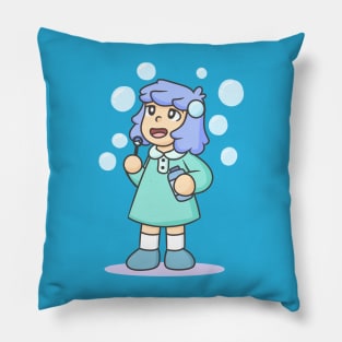 Bubble girl Pillow
