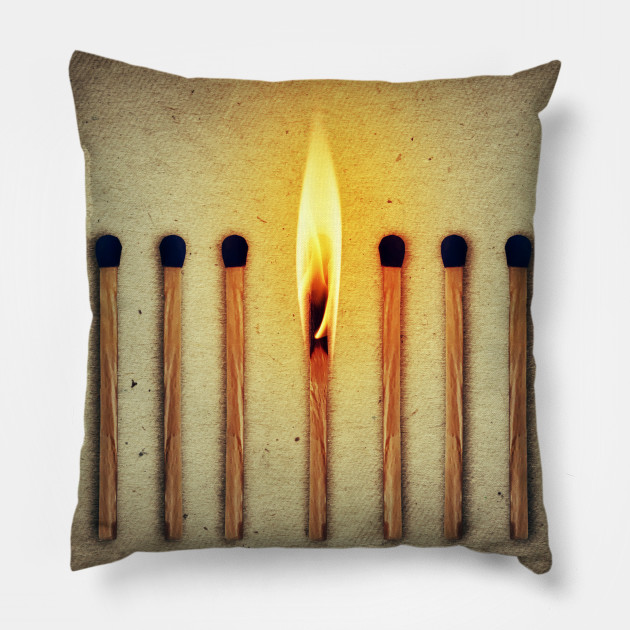 match burning alone