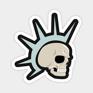 Punk Skull Magnet