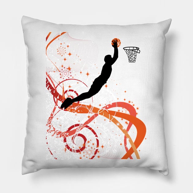 Slam Dunk Pillow by After Daylight Project