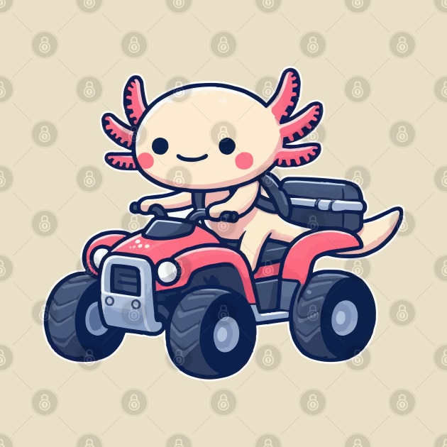 axolotl Funny on ATV by fikriamrullah