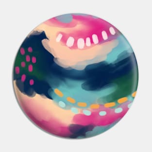 Colorful Abstract Pin