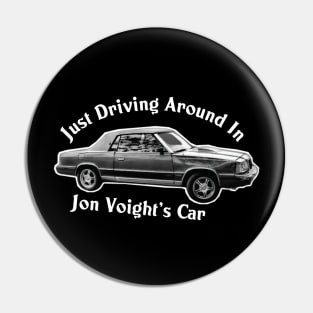 Jon Voight's Car // Vintage 90s Fan Art Pin