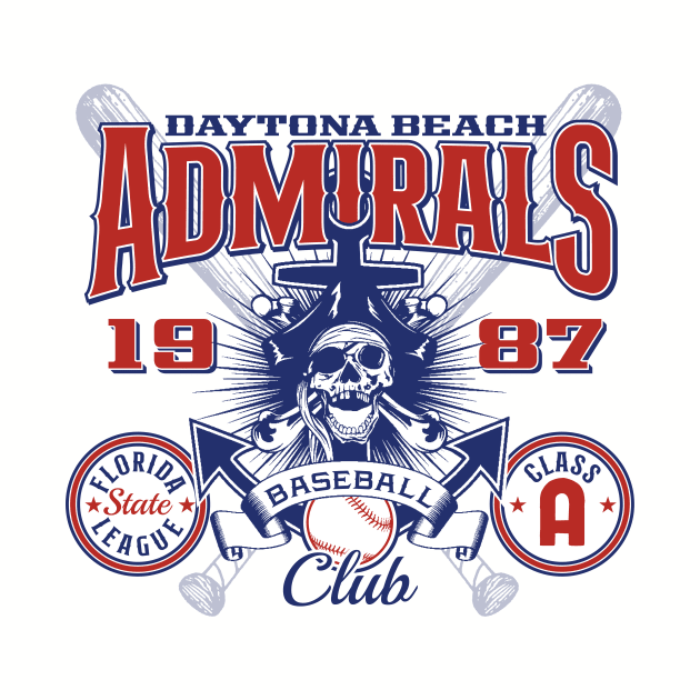 Daytona Beach Admirals by MindsparkCreative