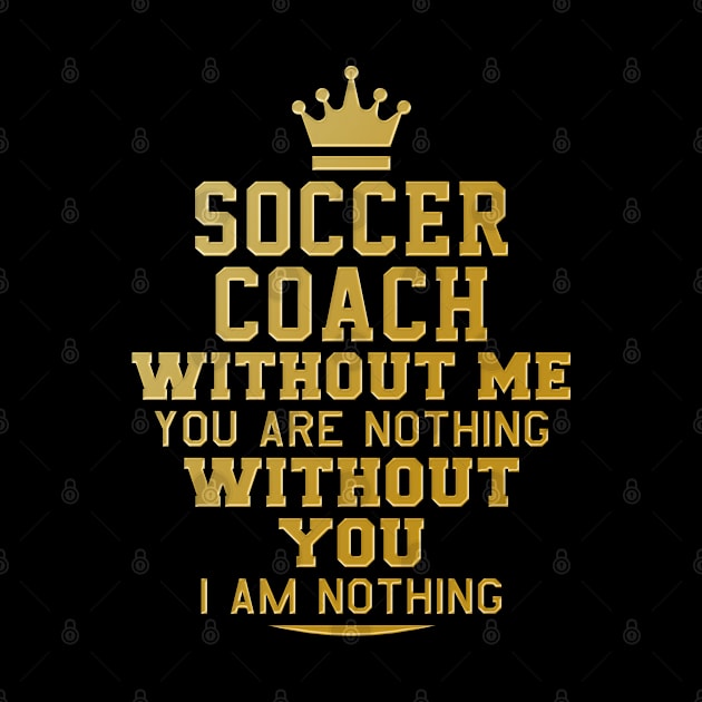 Soccer coach. Perfect present for mother dad friend him or her by SerenityByAlex