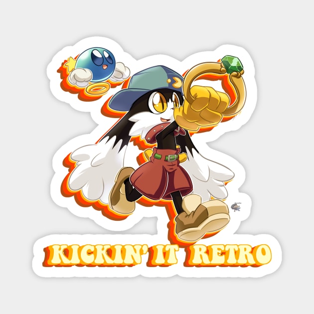 Kickin' it Retro Klonoa Magnet by corythec