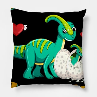 Rawr Means I Love You In Dinosaur, I Love You Design Pillow