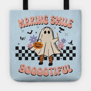 Making Smile Bootiful Halloween Spooky Dental Assistant Hygienist Tote