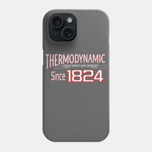 Lettering Thermodynamic Phone Case