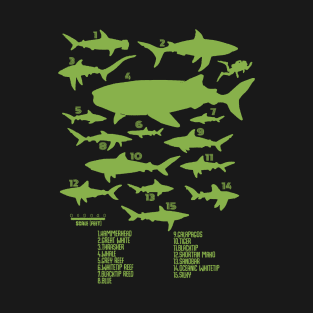 Shark Size | Ocean Sea Animal Fish Fishing T-Shirt