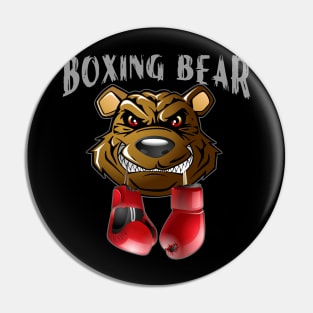 boxing bear Pin