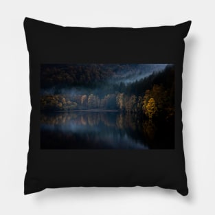 'Dark Autumn Gold', Loch Faskally, Pitlochry Pillow