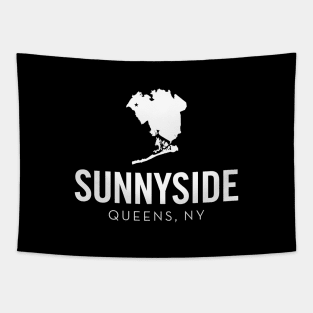 Sunnyside, Queens - New York (white) Tapestry