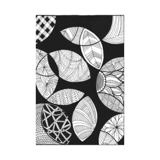 Circles with flowers and abstract patterns T-Shirt