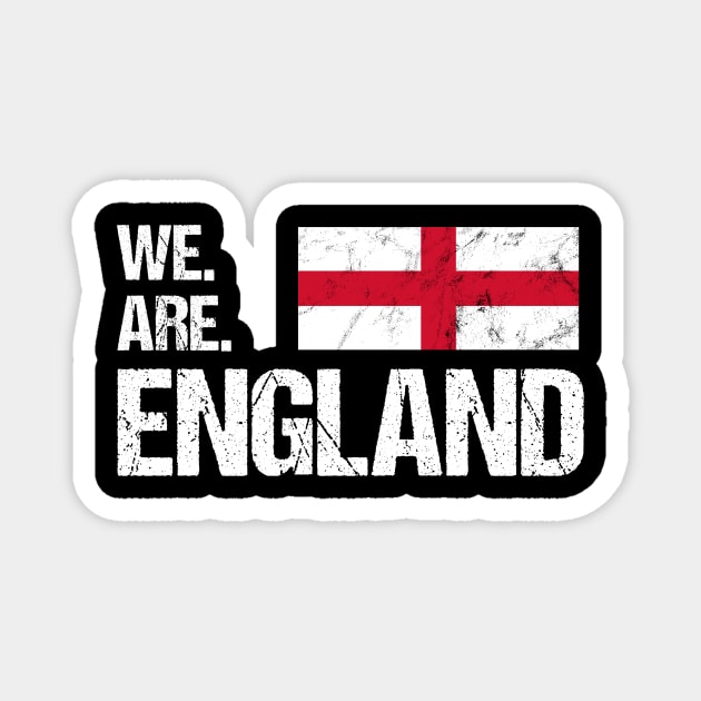 We Are England, National Team Supporter Magnet by CreativeUnrest