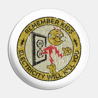 VINTAGE RETRO STYLE - Reddy Kilowatt 70s Pin