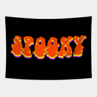 Spooky Retro Halloween Tapestry