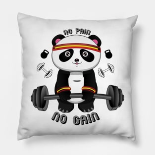 No Pain No Gain Gym Pillow