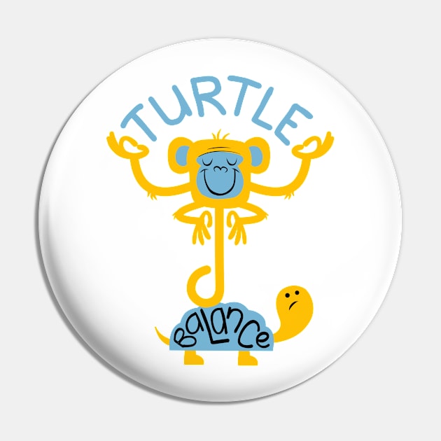 Turtle Balance Pin by NillyWilly