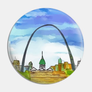 Saint Louis Arch Pin