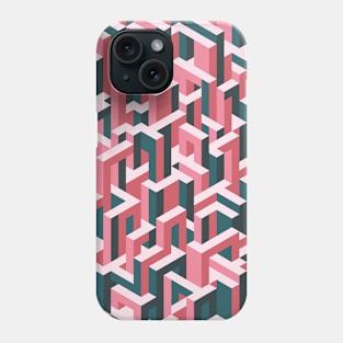 Abstract - Isometric - Spring Phone Case