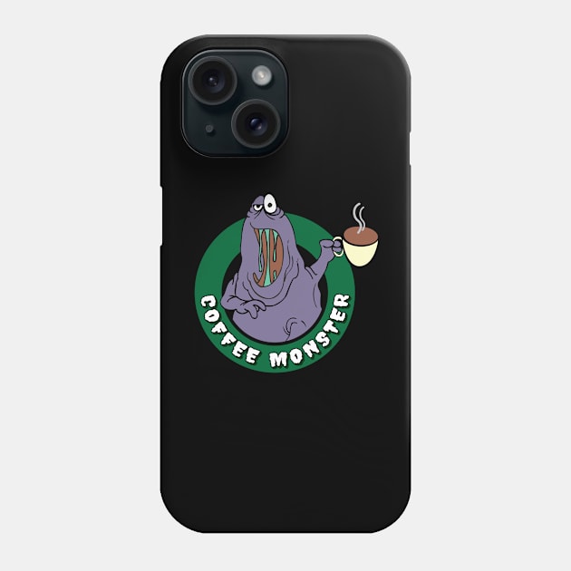 Coffee Monster 02 Phone Case by Houerd