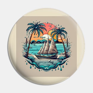 Tropical Paradise Pin