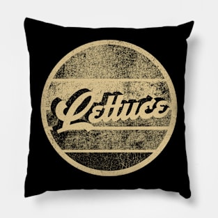 Lettuce Art drawing Pillow