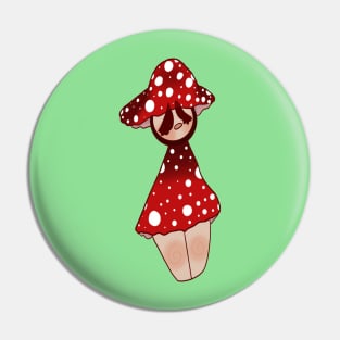 Little Mushroom whoman Pin