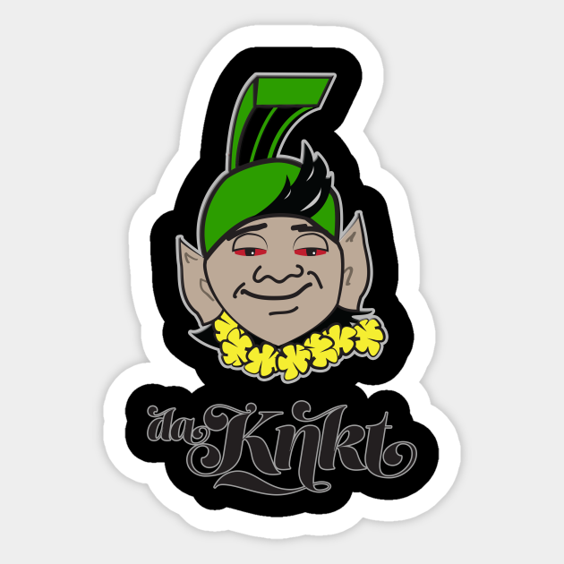 DK Green - D - Sticker