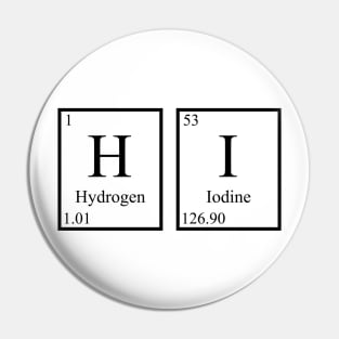 Hi - Periodic Table Pin