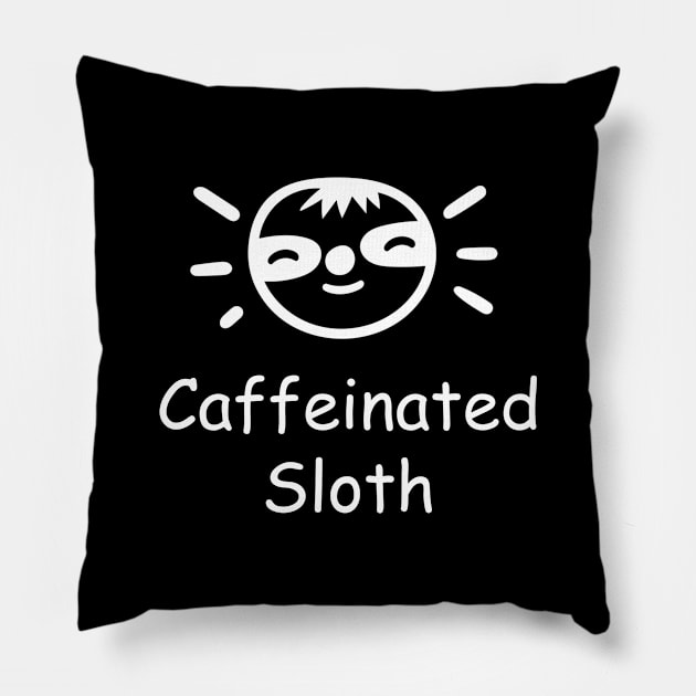 Caffeinated Sloth Pillow by Freeman Thompson Weiner