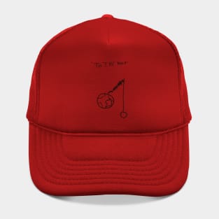 to the moon investor meme Hat
