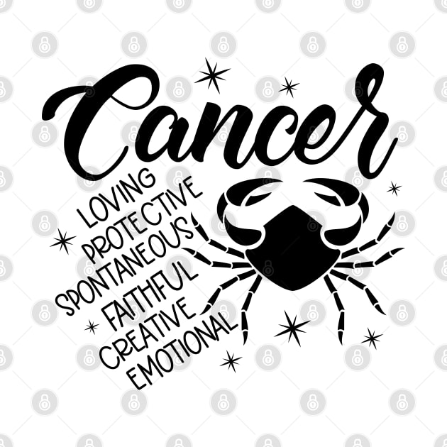 Cancer Zodiac Sign Positive Personality Traits by The Cosmic Pharmacist