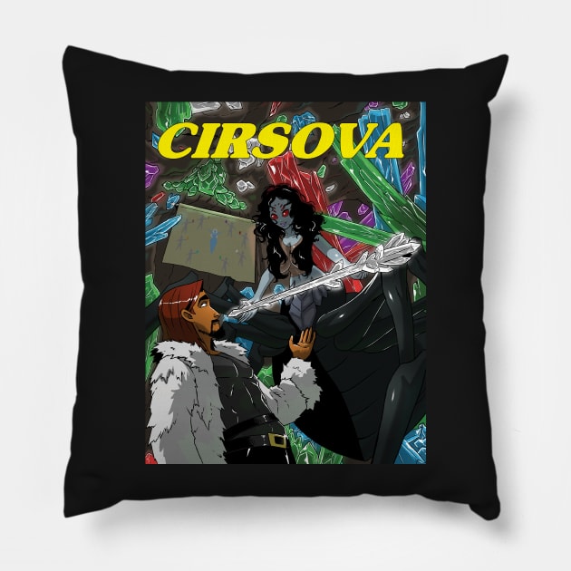 Cirsova The Magelords of Ruach Pillow by cirsova