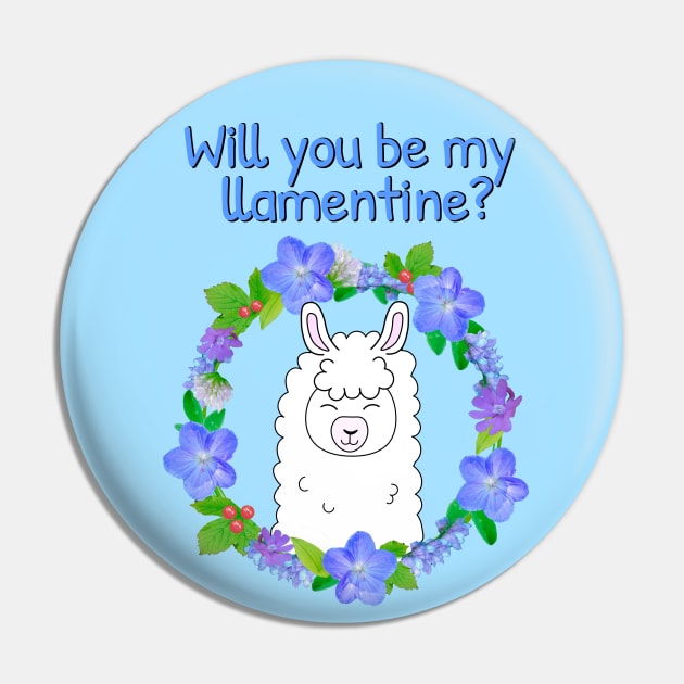 Will you be my llamentine? Cute llama valentines day Pin by Purrfect