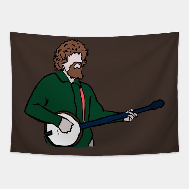 The Late Great Luke Kelly - Dubliners Tribute Tapestry by Melty Shirts