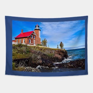 “Eagle Harbor Lighthouse” Tapestry