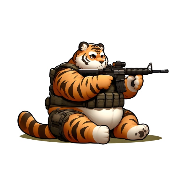 Tactical Tiger by Rawlifegraphic