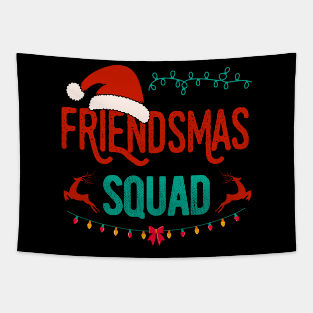 Friendsmas Christmas Crew Tapestry by Crea8Expressions