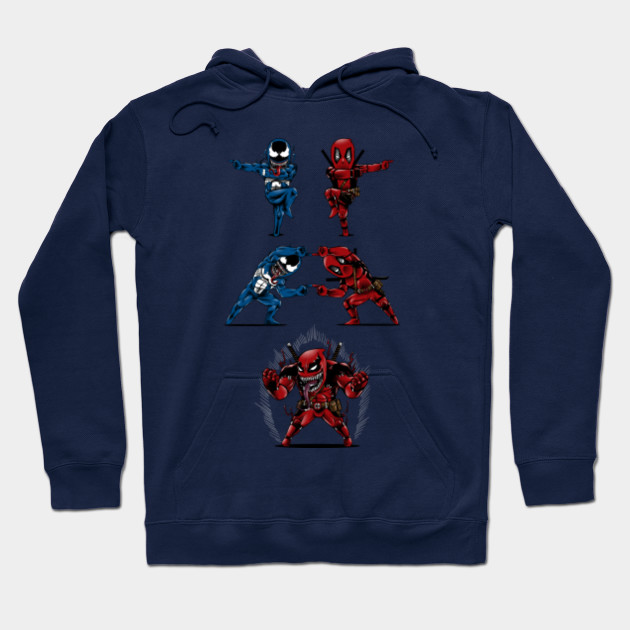 deadpool venom hoodie