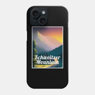 Schweitzer Mountain Idaho Ski Phone Case