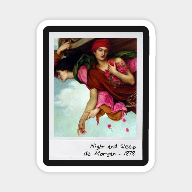 evelyn de morgan - night and sleep Magnet by pripple