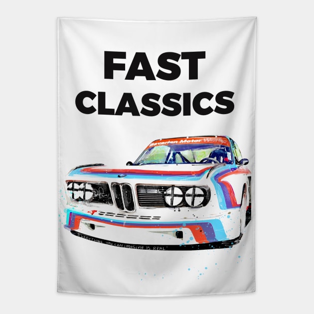 3.0 SCL classic car Tapestry by Woohoo