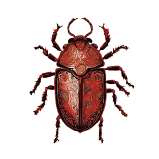 Red Scarab Beetle T-Shirt