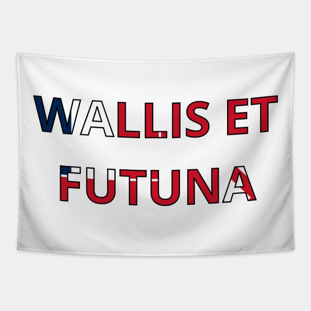 Drapeau Wallis-et-Futuna Tapestry by Pixelforma
